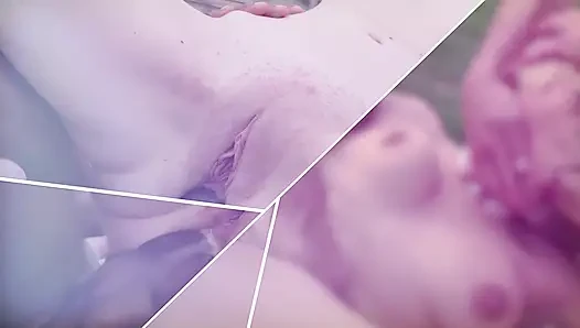 Bts, iki ateşli kız natürist kampta götten sert sikiliyor
