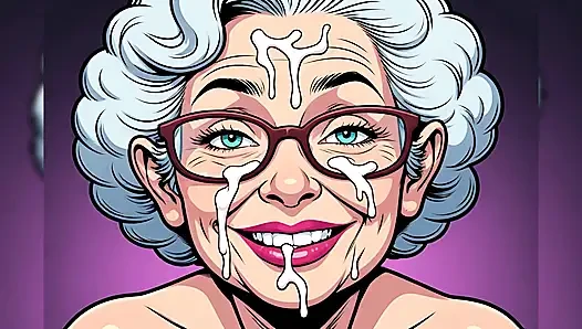 Vintage Cartoon Style Facials