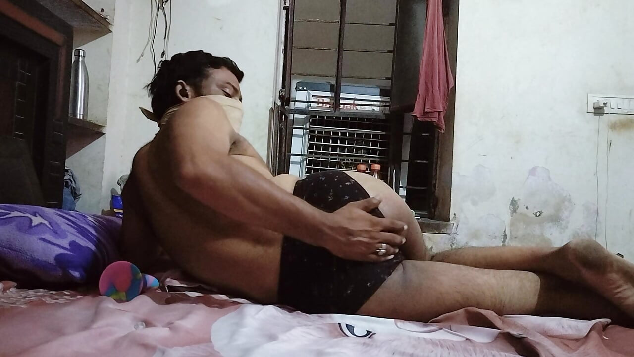 Fucking my ass hol with hard dildo
