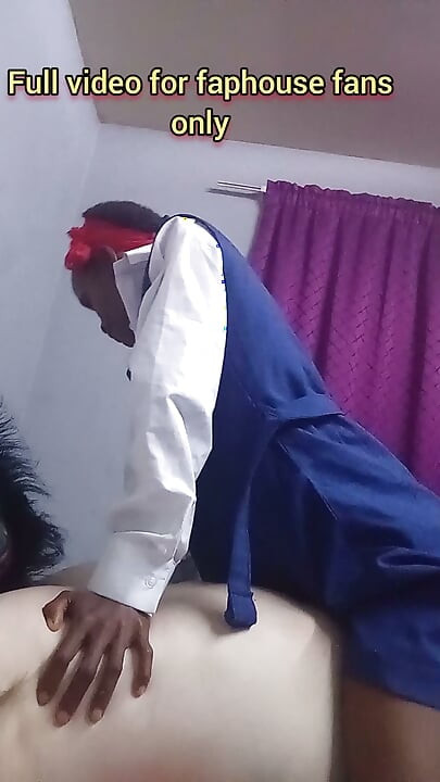 Black Girl Sucks and Rides White Cocl in Uniform