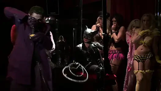 Pesta seks sama joker di klub striptis
