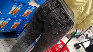 Тугие черные джинсы 6