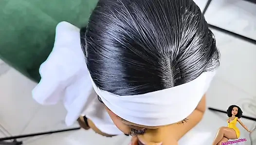 Naughty Nun gets deep throat