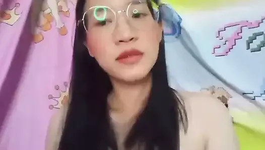 Super cute Asian girl solo
