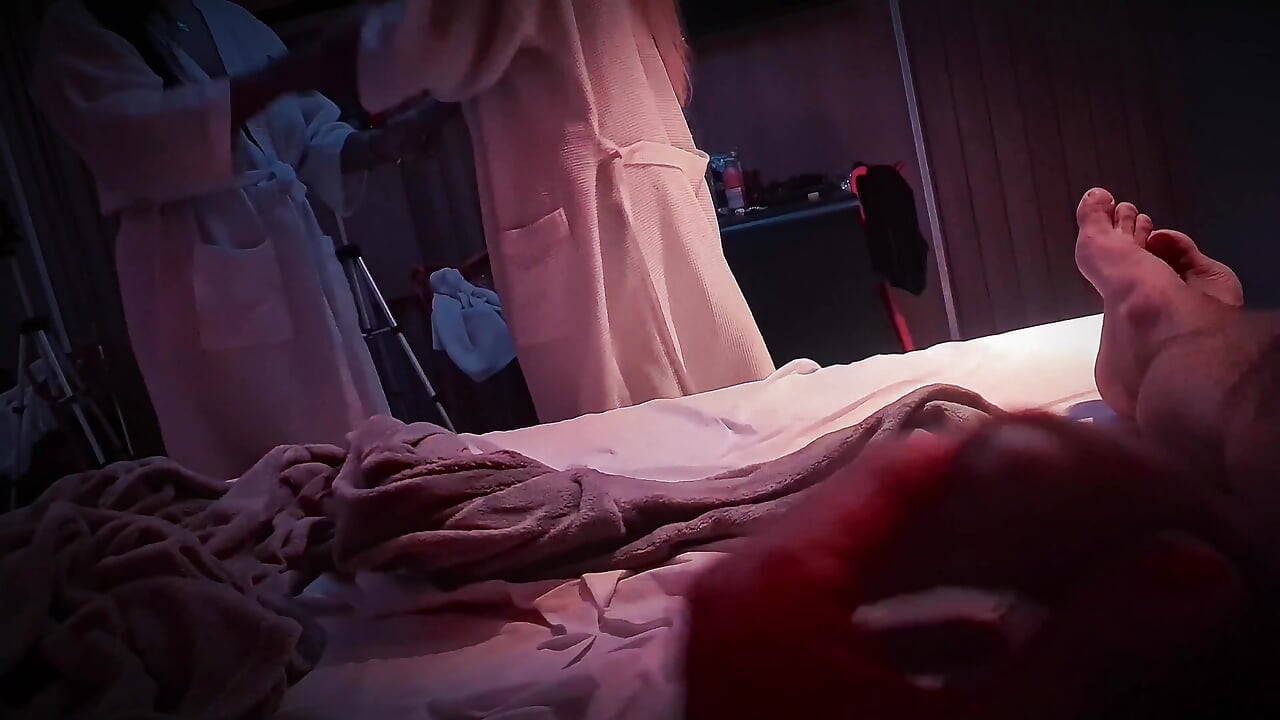 Real Man Gets Deepthroated by Passive Big Ass Trans While Wife Sucks Her Cock Together!
