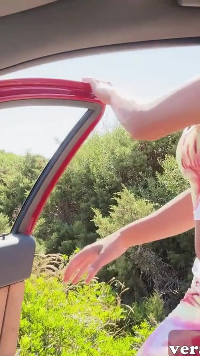 Iconic moment from "German anal tranny date outdoor on holiday in Mallorca"