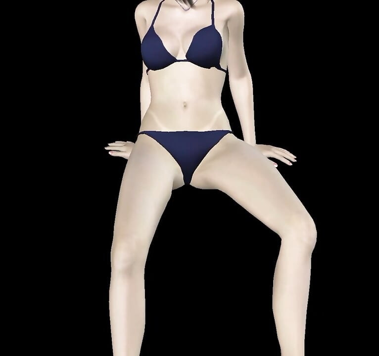 動畫3D色情片 - 非常漂亮的女孩用香蕉自慰直到高潮