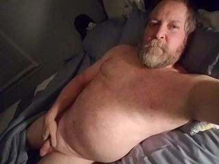 Sub Alan masturbates in bed
