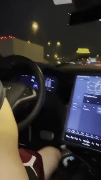 Emotional moment from "Hot Amateur Fucks Driver On Way Home From Date"