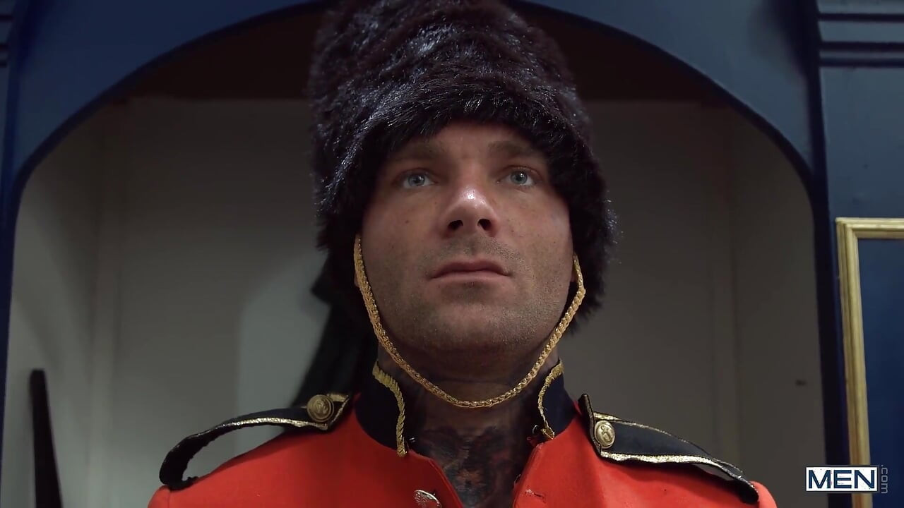 Men - British Guard Talked Dirty to by a Slutty Tourist Like Damon Hart