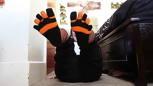 Toe Sock Tease