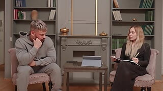 Fucked a sexy busty psychologist to orgasm at a reception
