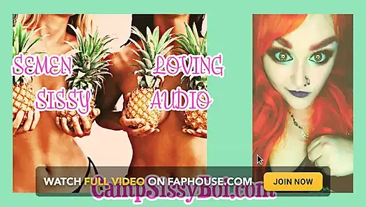 You are a salty semen loving sissy