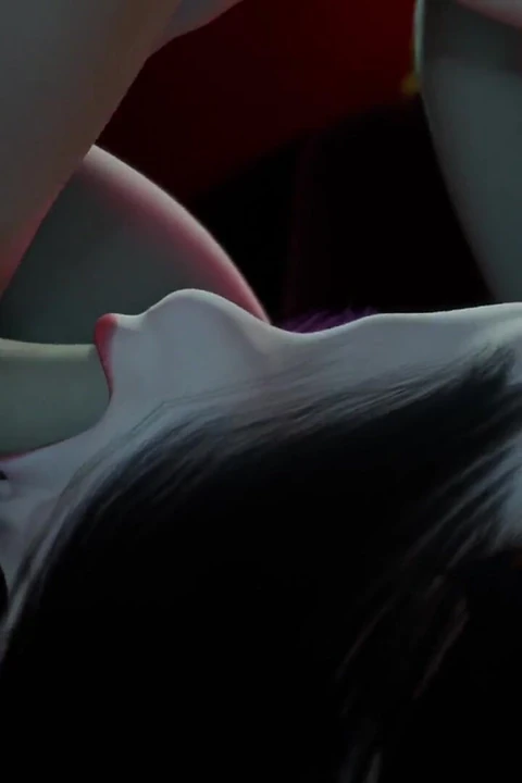 Nexus 3 Neon Dreams. Extreme Deepthroat. Cyberpunk Sex with Busty Brunette