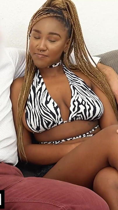 Big Tits 18yo Ebony POV Deep Throats Big Cock Producer To Get Modeling Job | Clip 1
