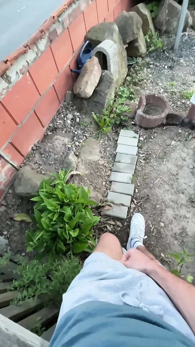 Risky! I Play on the Street with My Dick