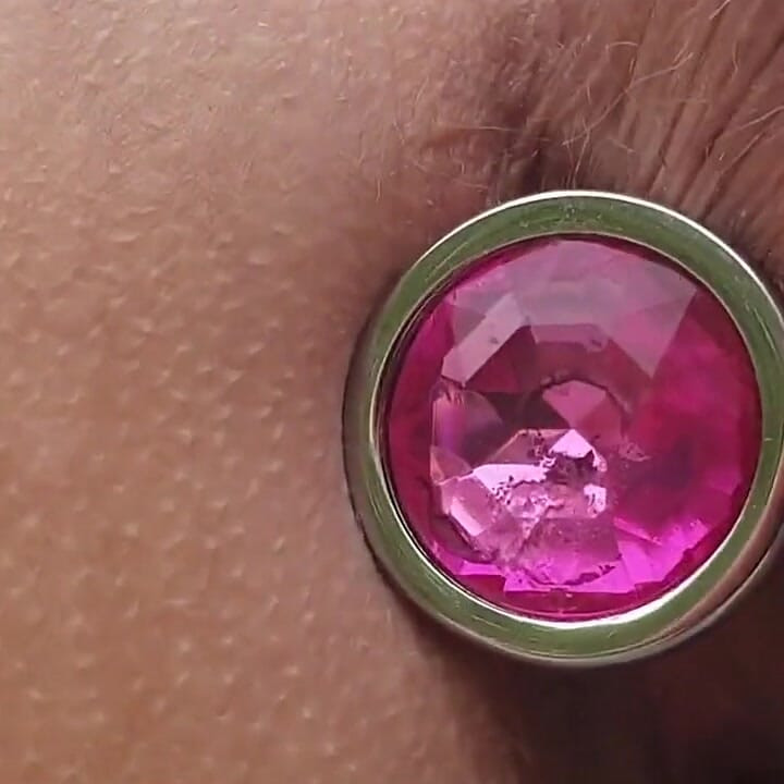 My New Analplug Working Hard to Help Me Become a Better Analslut