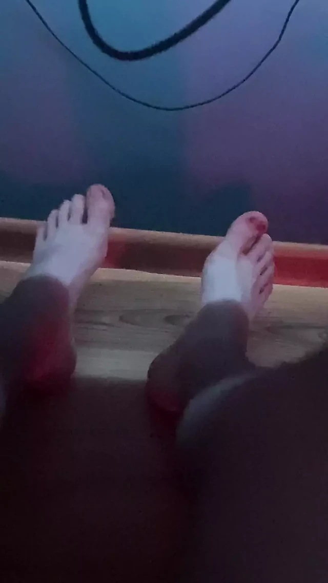 My tired foots after day of work