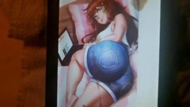 Anime Girl Ass SoP Cum Tribute