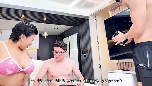Aku memuaskan fantasi istriku, seks threesome sama sahabatku dan istriku