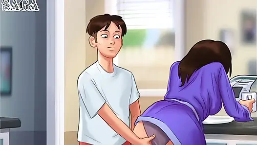 Deep throat cum in mouth-her first wild blowjob