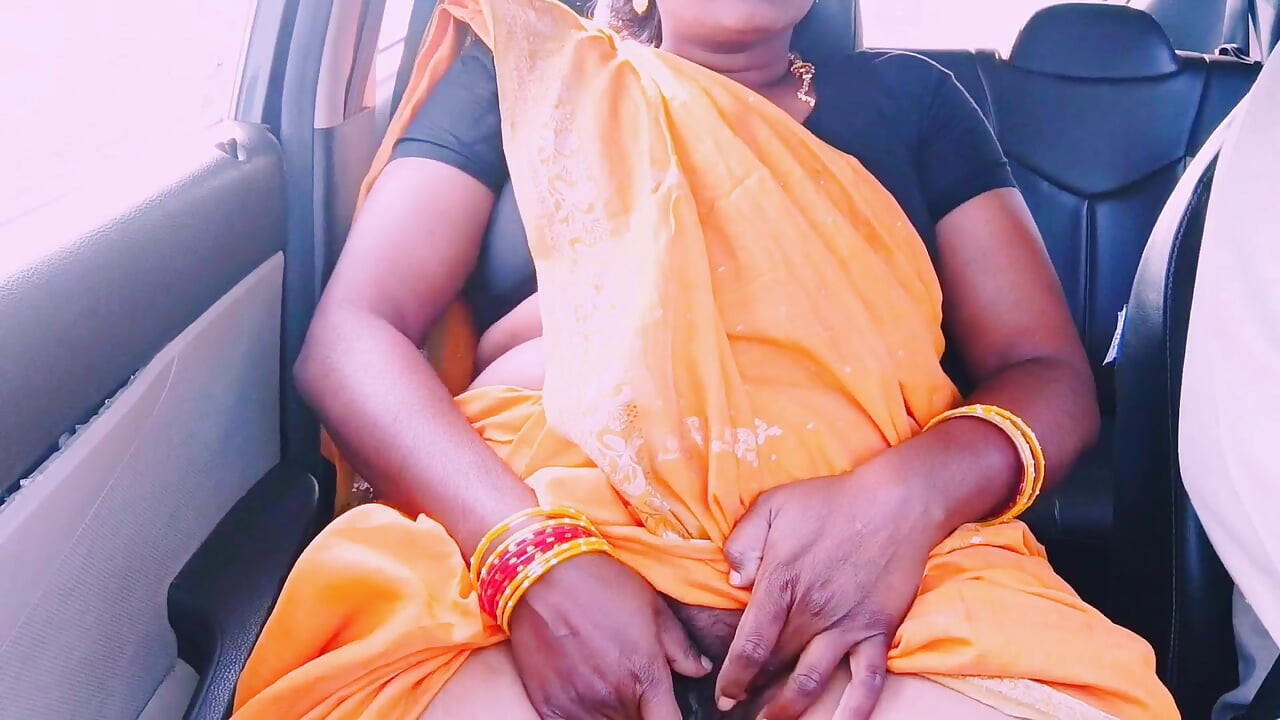 Desi saree maid car sex Telugu dirty talks.