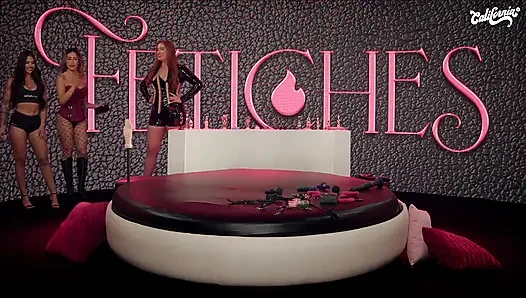 Hot MILF Gives a Fetish Lesson to a Busty Ebony.