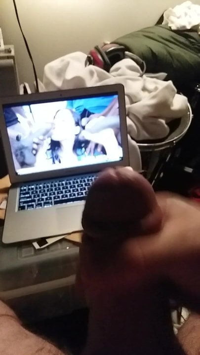 Me jacking off to porn