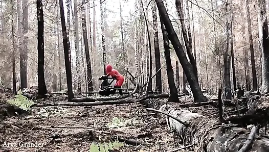 Latex Rubber Humiliation Outdoor