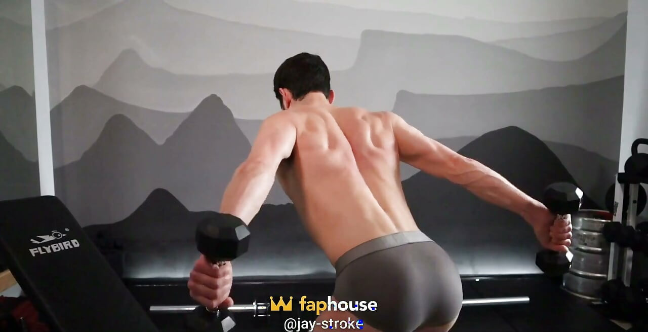 I Work Out Wearing a Pair of Underwear for a Special Fan