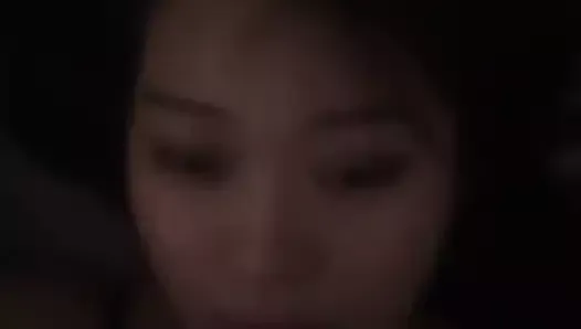 Asian POV fuck and mouth cum