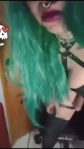 Little emo crossdresser | Clip 3