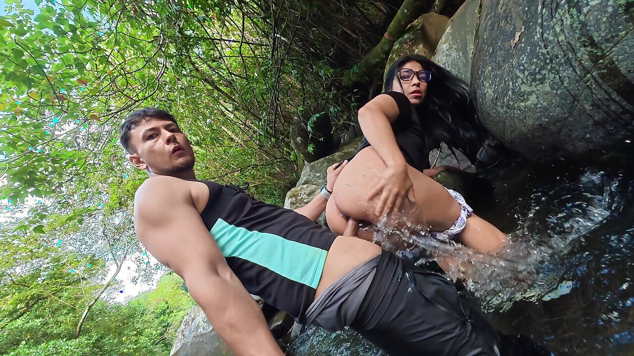 FINAL PART fucking in the river.. SEX IN PUBLIC a madness lets her face be filled with cum