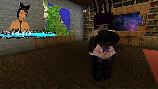 Minecraft figura - n mencoba beberapa model baru seperti wanita seksi ini dengan telinga kelinci