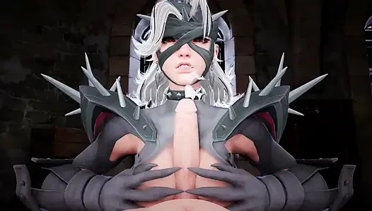 Sue storm dengan pakaian mesum ngentot kontol orang asing dan dicrot di muka banyak banget - aitape