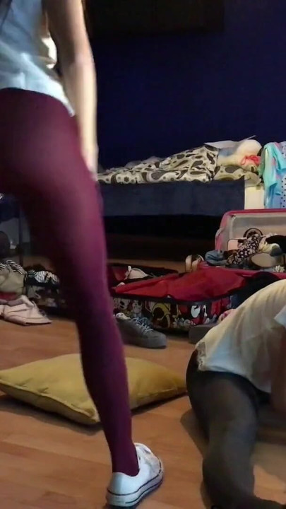 Thrilling moment from "Hot Petite Tight Pussy Sexy Girls do a Try on Haul for Sexy Lingerie and Thongs but It Turns into a"