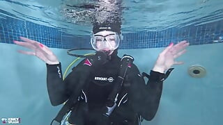 Bubble Tease: Underwater JOI in Full Scuba Gear