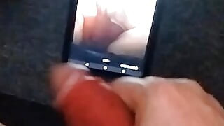 Grandpa wanking pre cum flying and massive gush of jizz alternative view