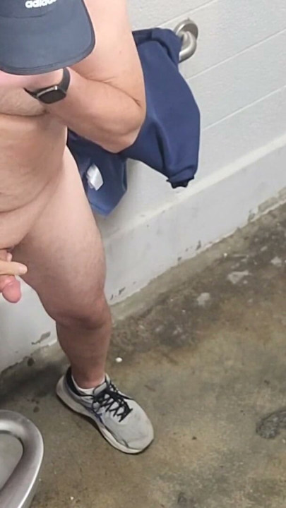 Men's Room Masturbation | Clip 1