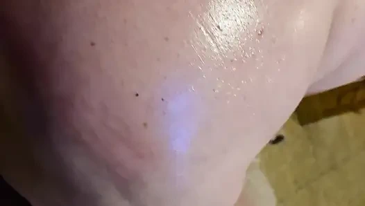 Sloppy Ass Bitch Oily Ass Big BtootyHole Plugged