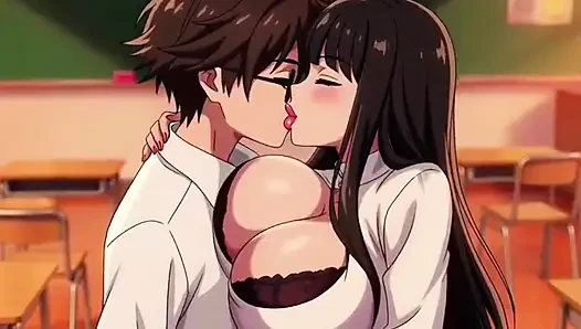 Guru seksi panas memberikan kelas ekstra panas kepada muridnya setelah kelas