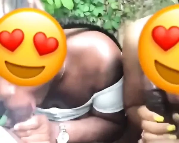 Tag team BBC blowjob
