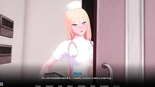 Twisted World remake 23 - heiße Krankenschwester hilft mir bei einem handjob zu kommen - von eroticgamesnc