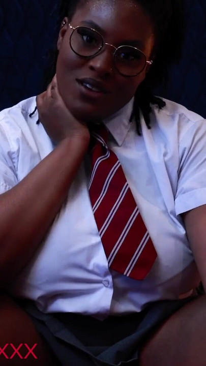 Naughty Student Oshun mocks your small cock! | Clip 1