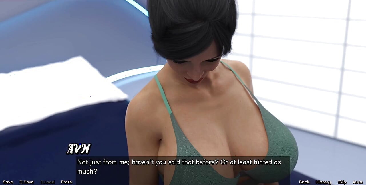 Stranded in Space - the Busty 38 Year Old MILF Lets Me See Her Beautiful Tits
