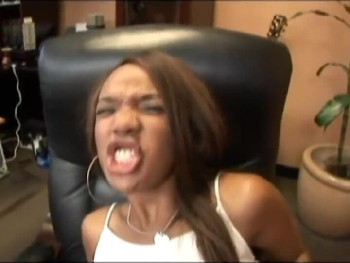 Ebony princess with hot ass takes a big cock