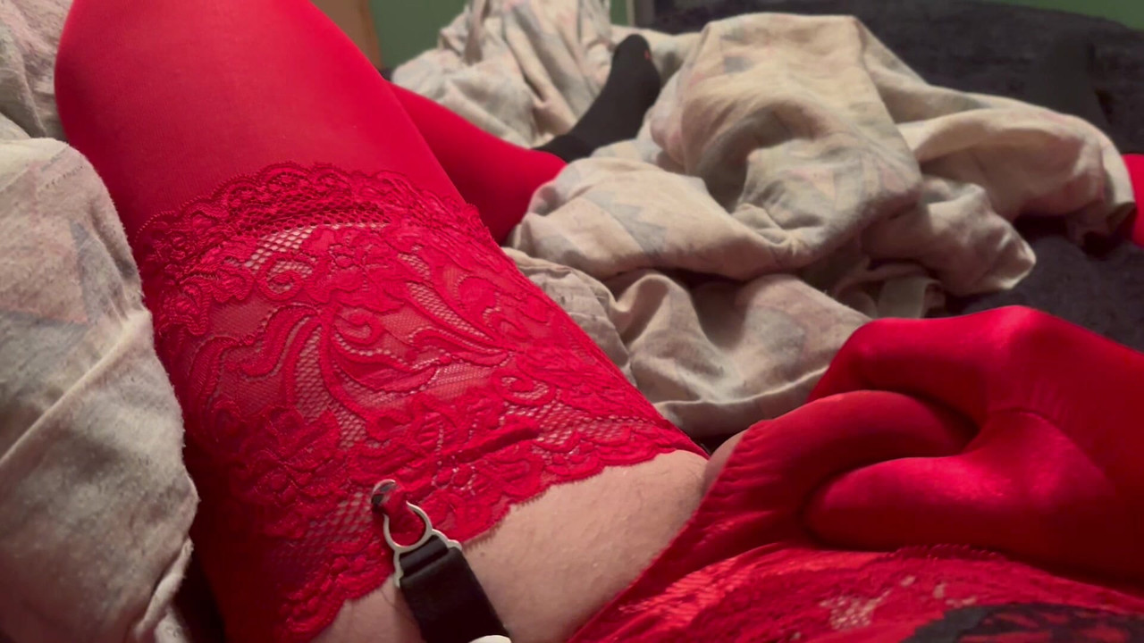 Red lingerie