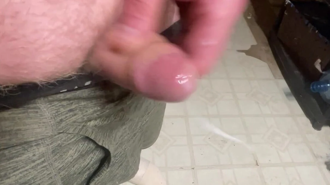 Jerking Soft Small Cock with Cumshot