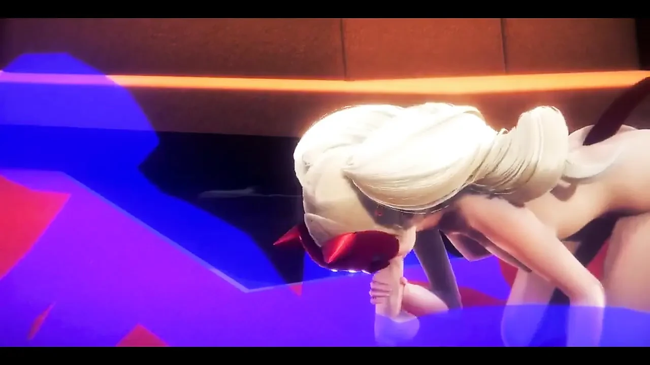 Persona 5 Hentai - Ann Takamari Handjob and Blowjob - Japanese Asian Manga Anime Film Game Porn