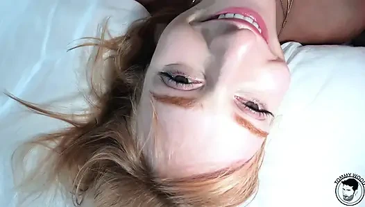 Rough Anal Double Penetration Threesome with Redhead Whore Dolly Dyson